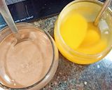 Hình bước làm 5 của món Bánh mỳ pate kẹp trứng, rau xà lách, mùi, cà chua, dưa chuột
