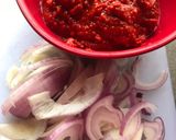 Gambar langkah 1 resipi Ayam Sambal Mak.