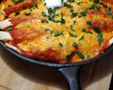 A picture of step 5 of Simple Enchiladas.