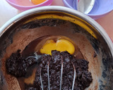 Foto del paso 1 de la receta: Galletas craqueladas de chocolate con aceite y cacao