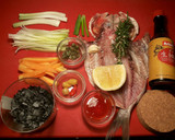 Foto del paso 1 de la receta: Besugo con salteado de verduras, en agridulce y toque de picante