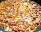 A picture of step 3 of Rajma chaval.