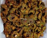 A picture of step 3 of Kurkuri Karela and Kurkuri Bhindi.