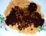 Foto del paso 27 de la receta: Tarta con mousseline de chocolate y ganache acompañada de helado