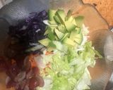 A picture of step 3 of Fruit and vegetable salad.