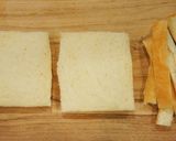 A picture of step 3 of Japanese Shrimp Toast or Hatoshi (ハトシの作り方) with gluten free option.