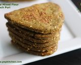 A picture of step 9 of Baked Mixed Flour Spinach Puri.