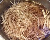 A picture of step 3 of Very easy and simple Kinpira Gobo (Burdock) & Carrot, Gluten Free.