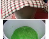 Foto langkah ke 5 dari resep Roti sobek Pandan.