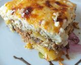 A picture of step 7 of Light Moussaka 😉!!!.