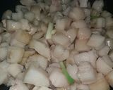 Hình bước làm 1 của món Cơm cháy và tóp mỡ rim mắm tỏi