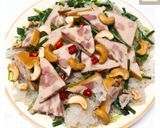 รูปขั้นตอนการทำที่ 5 ของ 🍝ยำสเต็ก​แฮมหมูรมควัน🐷