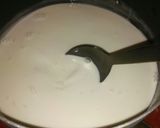 A picture of step 5 of Tuwo shinkafa (new method).