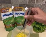 Foto langkah ke 3 dari resep Kue Muso Matcha.