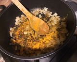 Une image de l'étape 8 de Crevettes black tiger à l'ananas sauce crémeuse curry, coco.
