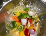 A picture of step 2 of Paneer tikka.