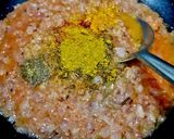 A picture of step 4 of Palak Paneer.