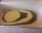 A picture of step 6 of Banana marble pound cake.