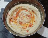 A picture of step 4 of Chickpea Hummus.