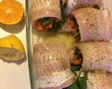 Foto del paso 2 de la receta: Pescado al horno con camarones, espinaca y zanahoria