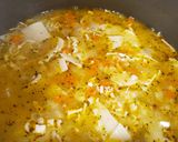 A picture of step 6 of Chicken noodle soup.