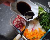 A picture of step 3 of Rice salad.