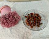 A picture of step 3 of Fruits chocolate / all children are happy.