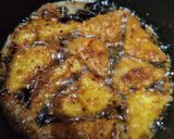 Gambar langkah 4 resipi Tauhu Goreng Tempura.