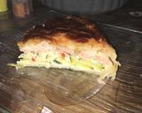 Une image de l'étape 6 de Tourte au saumon 🍣.