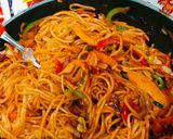 હક્કા નૂડલ્સ (Hakka Noodles Recipe in Gujarati) રેસીપી સ્ટેપ5ફોટો