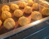 Gambar langkah 4 resipi Cream puff.