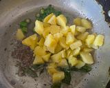 A picture of step 2 of Batata Poha.