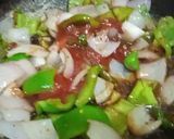 A picture of step 4 of Chicken manchurian.