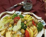 عکس مرحله 1 از دستور سالاد پروتئینی🥗