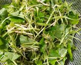 Hình bước làm 1 của món Canh rau má nấu thịt nạc xay