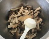 A picture of step 3 of Salt Koji Marinated Mushrooms.
