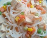 รูปขั้นตอนการทำที่ 4 ของ คาโบนารา เส้นบุก ชีสไขมันต่ำ เพื่อสุขภาพ