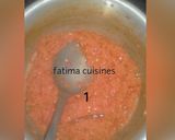 A picture of step 1 of Fish soup with ugu leaves.