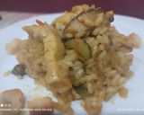 Foto del paso 7 de la receta: Arroz frito con pollo, verduras y curry amarillo