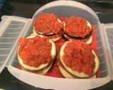 Foto del paso 6 de la receta: Moussaka de berenjena, patata y boloñesa vegetariana en estuche Lékué