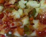 A picture of step 4 of Yummy breadpizza.
