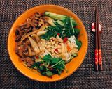 Hình bước làm 8 của món Bún Bò Xào (Angus beef noodle salad)