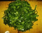 Foto del paso 5 de la receta: Ensalada de espinaca (con tocino) moon