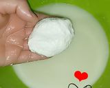 صورة لخطوة 5 من وصفة جبن موزاريلا صنع منزلي❤ بدون تكلفة بزاف بنين😋😋😋