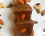 A picture of step 1 of No Sugar Dates Halwa.
