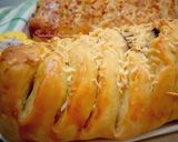 Foto langkah ke 7 dari resep Banana Choco Cheese Strudel (teflon).