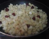 A picture of step 5 of Aloo ki bhujjia.