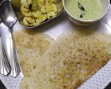 A picture of step 4 of Farali Dosa.