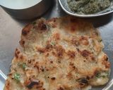 A picture of step 6 of Suji ki Roti/Semilona Chapti.