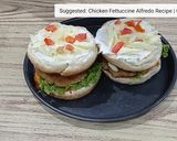 A picture of step 6 of Pizza burger.